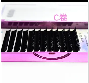 

1PCS Flat Eyelash Extension Individual False Eyelashes Natural Long Mink Eye lash Makeup JBCD Curl Fake EyeLashes