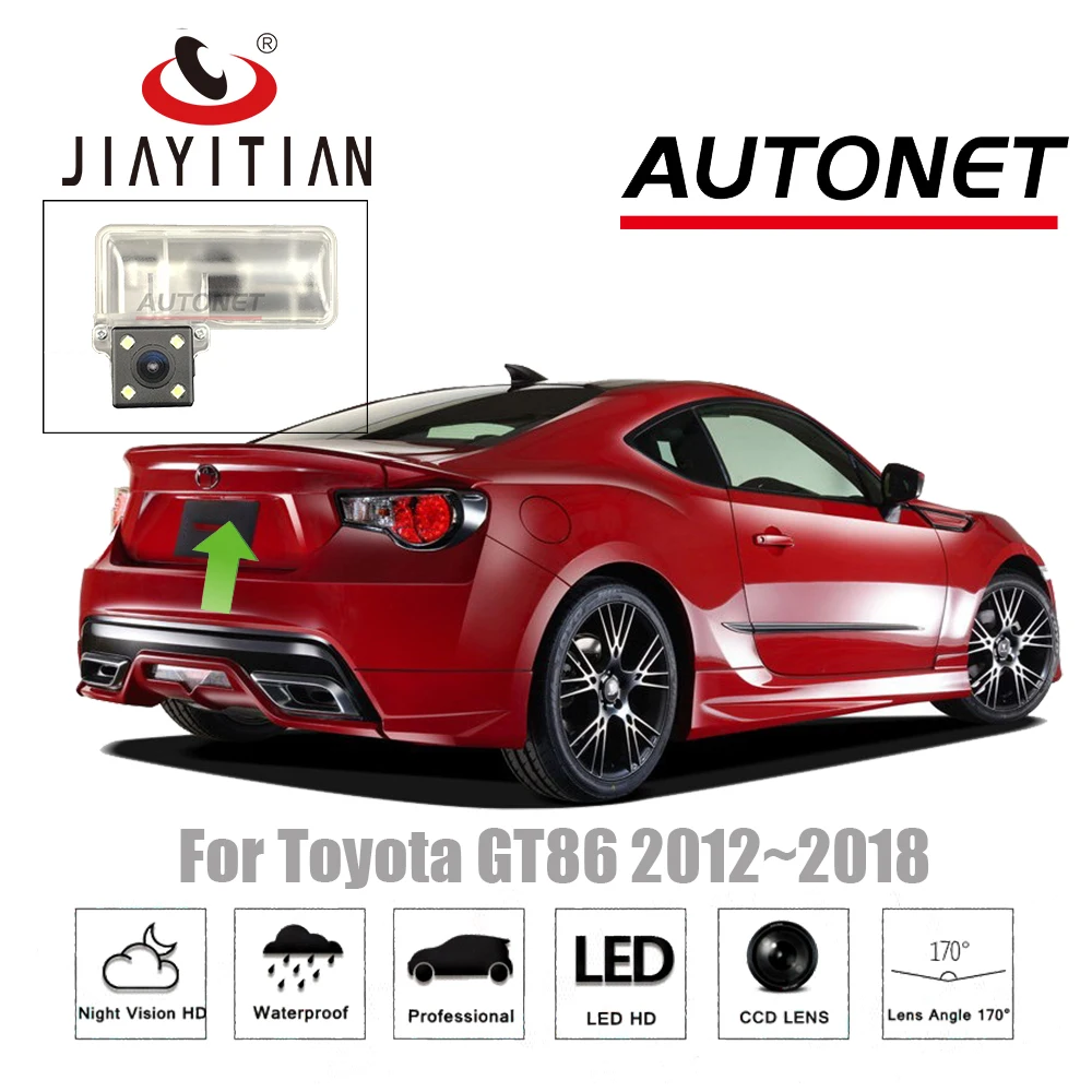 

JiaYiTian rear view camera for Toyota GT86 FT86 2D 2012~2018 CCD Night Vision Reverse camera Backup camera license plate camera