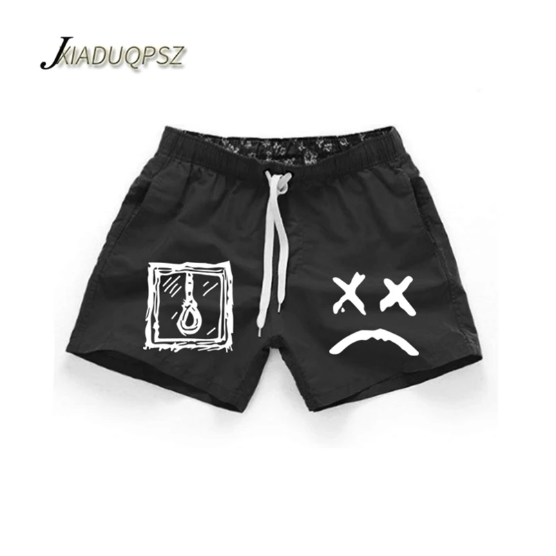 

Shorts Mens Bermuda 2019 Summer Beach Men shorts Lil Peep Letter print Male Brand Men'S Short Casual Fitness Jogger 9 color XXXL