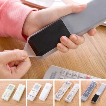 

Silicone TV Remote Control Cover Air Condition Control Case Waterproof Dust Protective Storage Bag Organizer 3 colors 30