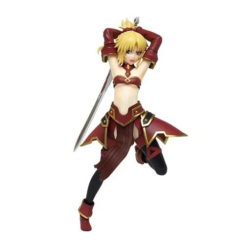 

18cm Original Anime Taito Fate/Apocrypha Figure PVC red saber Model Toy Dolls Gifts