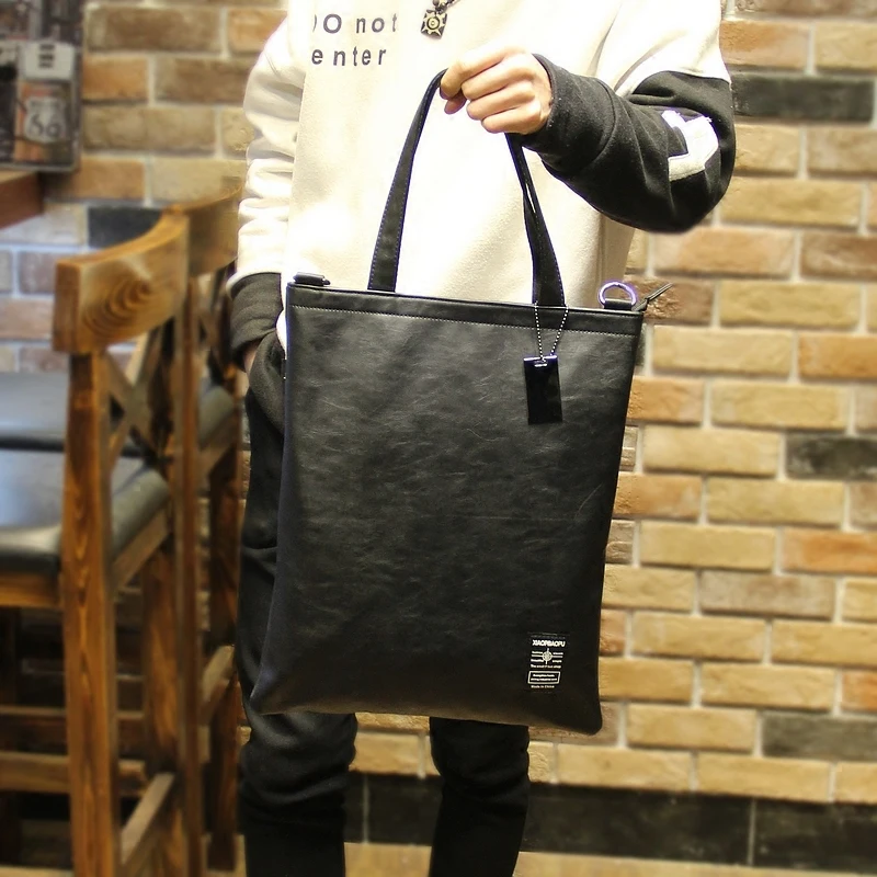 

Tidog Korean men's casual Handbag Satchel Bag Leather casual bag