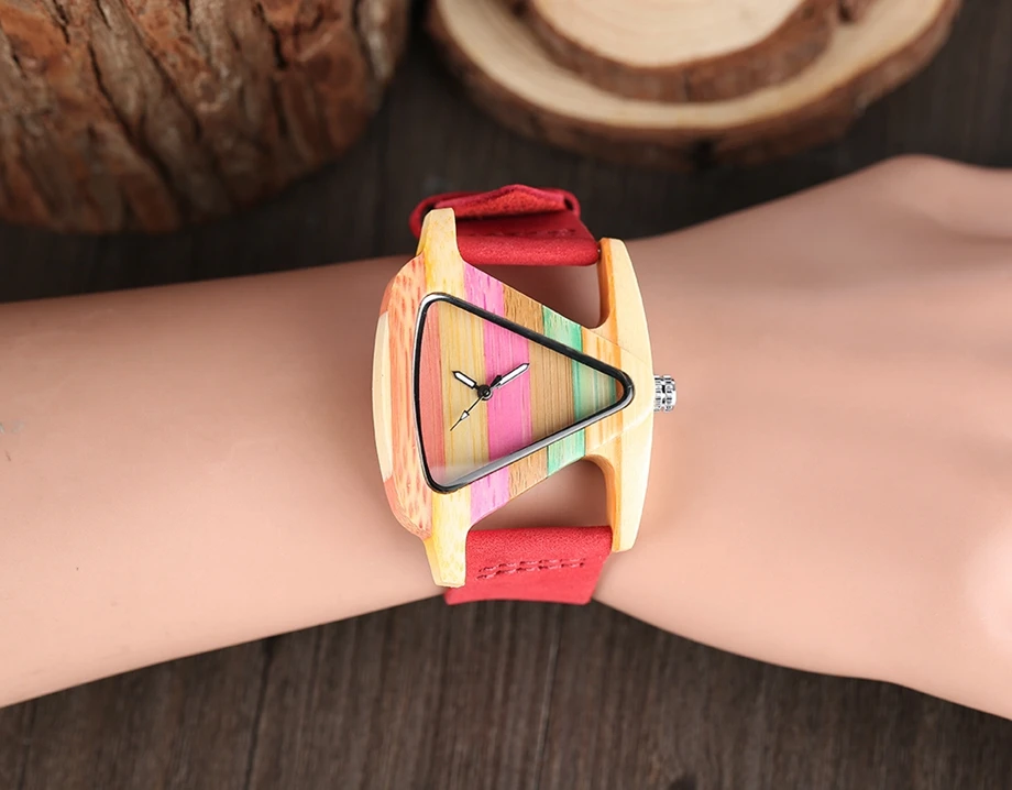 YISUYA Women Bamboo Wrist Watch Fresh Colorful H Dial Wooden Quartz Ladies Watches Top Brand Women Sport Timber Watch Relojes1 (25)