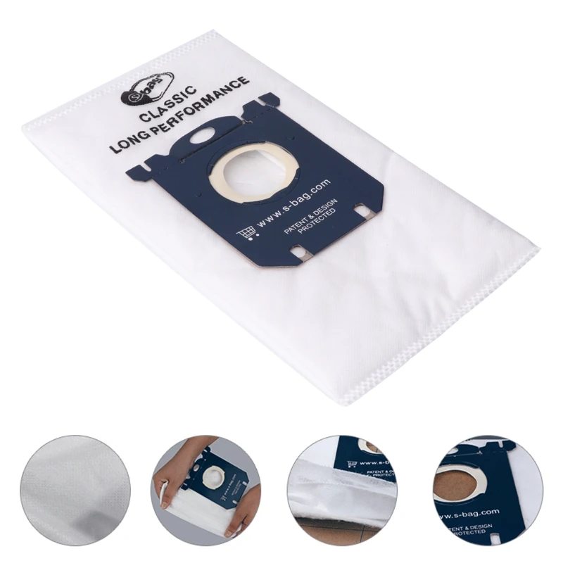 Vacuum Cleaner Bags Non Woven Dust Bag For Philips Electrolux Filter S-Bag