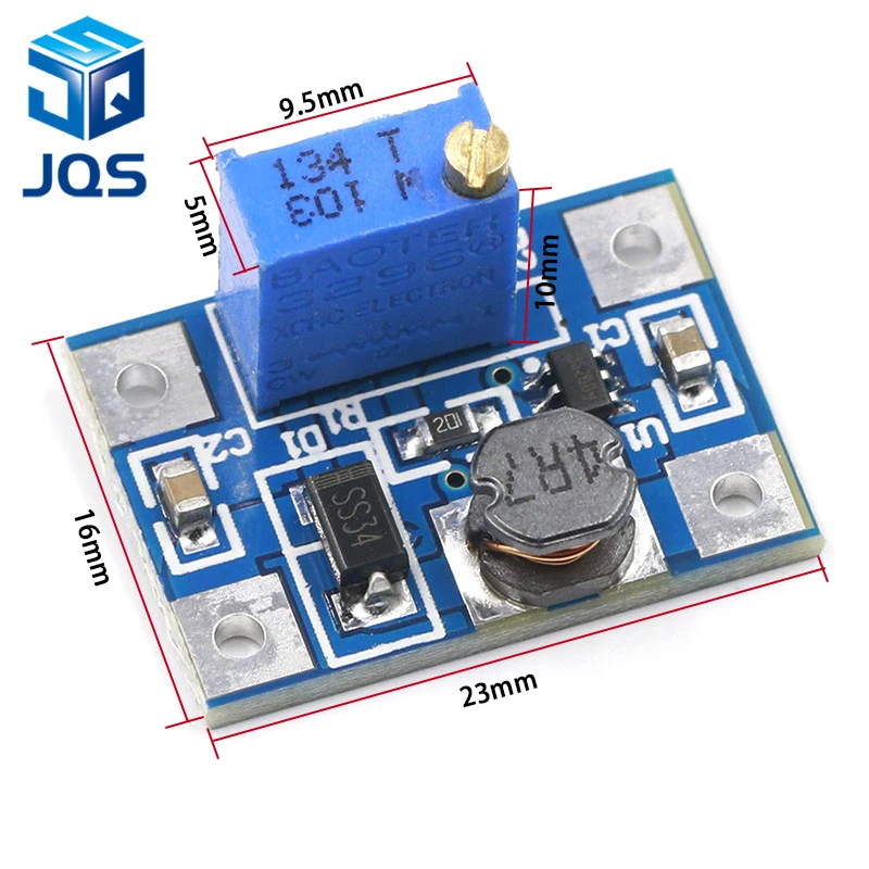 2-24 В до 2-28 в 2A DC-DC SX1308 повышающий Регулируемый силовой модуль повышающий преобразователь для DIY Kit