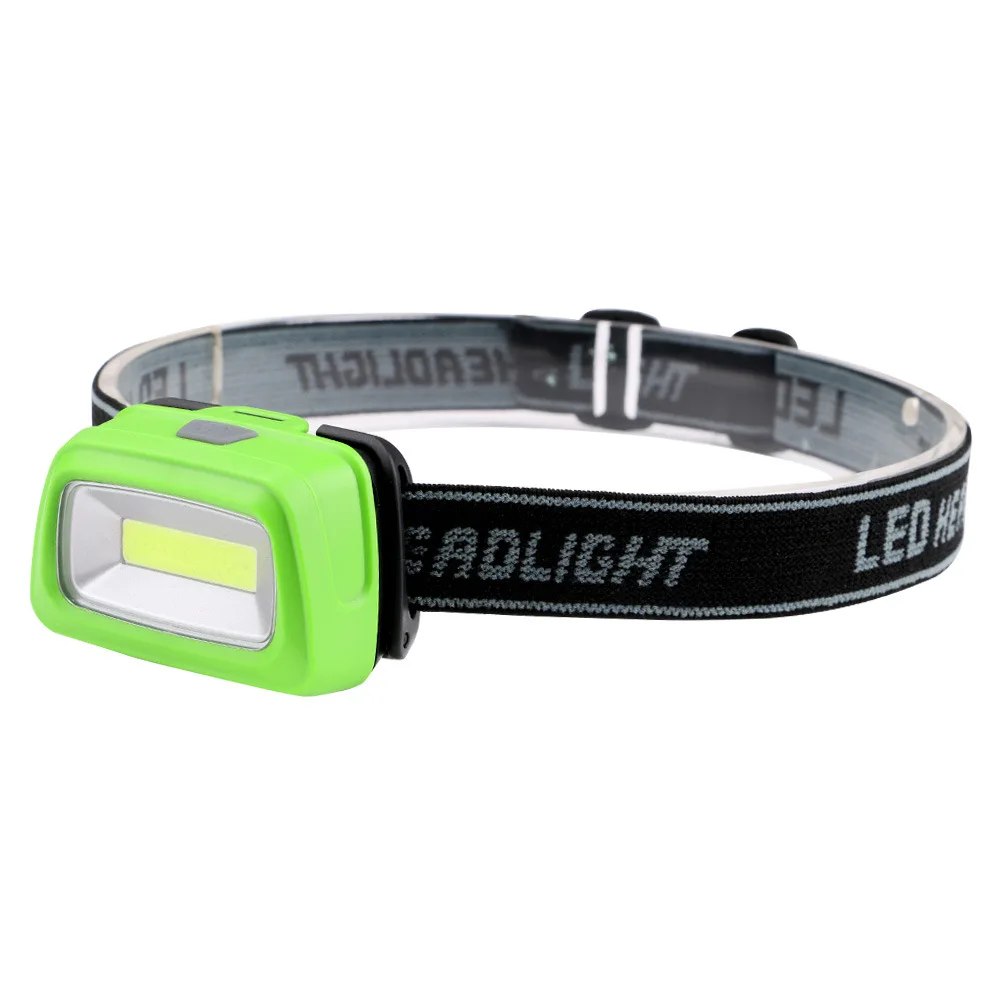 1 Pcs Headlight  COB LED Light Adjustable for Hiking Night Fishing  LB88