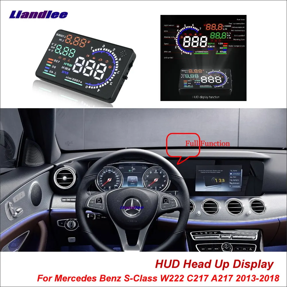 Liandlee для Mercedes Benz S Class W222 C217 A217 2013 2018 безопасный экран вождения автомобильный