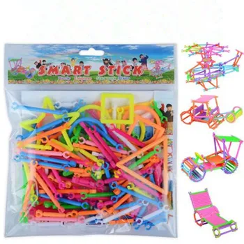 

WYNLZQ 120 Pcs Interconnecting Blocks Kids Educational Toy Children Party Birthday Festival Gift Construction Sticks Kids Adults