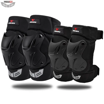 

WOSAWE Motorcycle Protective Knee Pad Elbow Pad moto Off-road Motocross Protection Gear Body Guard Bicycle mtb Protector