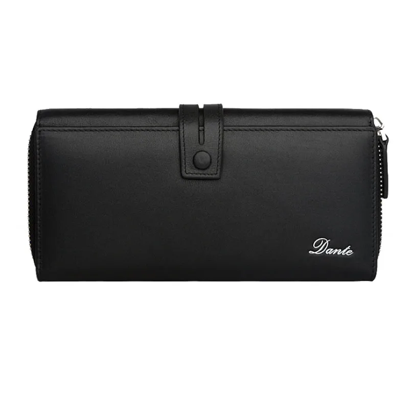 

Wallet Men Genuine Leather Purse Long Style Design Wallets Luxury Zipper Male Clutch with Card Holder Business Handbag