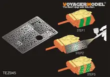 RealTS 1/35 New Voyager TEZ045 German AFV Disc pattern camouflage masking stencil