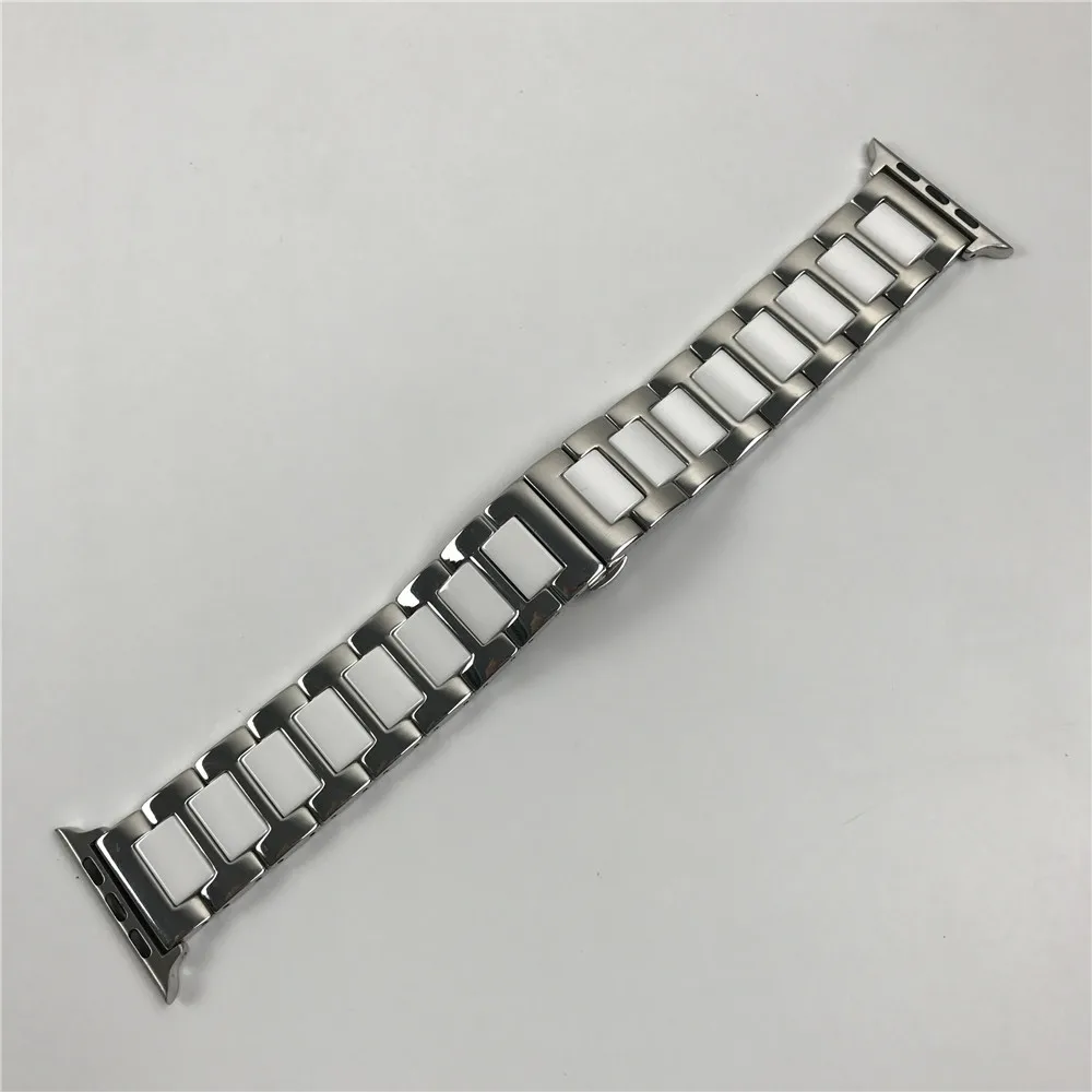 Ремешок для apple watch band apple watch 4 correa iwatch Band 42 мм 38 мм 44 мм 40 браслет из нержавеющей стали ремешок для часов