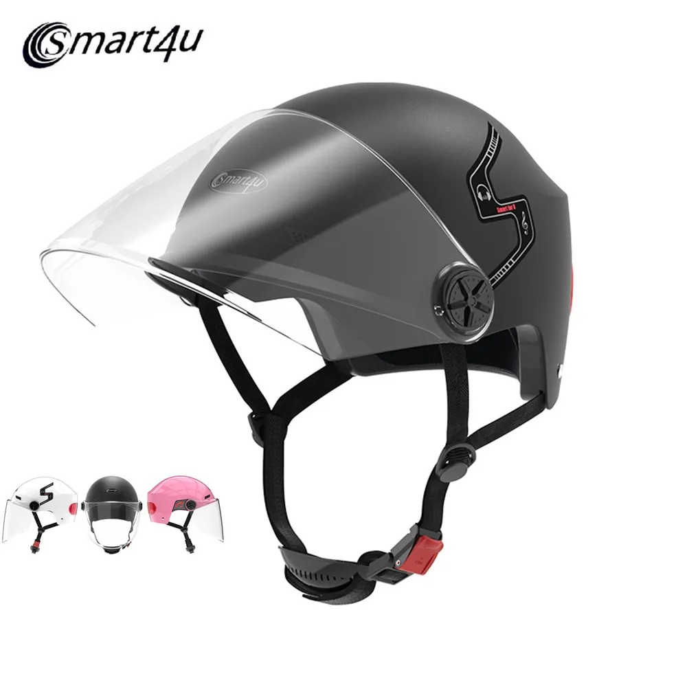 

Smart4u E10 Motorcycle Helmet Smart Bike Bluetooth Electric Bicycle Helmet Car Automatic Cycling Protector Equipment