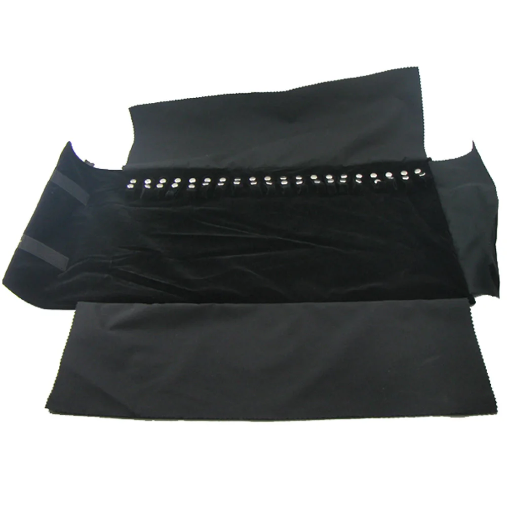 

Jewelry Roll Organizer Bag Travel Necklace Bracelet Carrying Case Display Holder