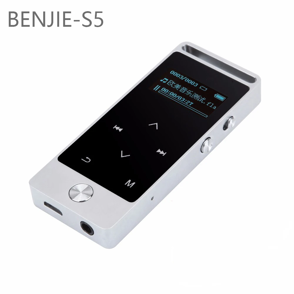2017 Original Touch Screen MP3 Player 8GB BENJIE S5 APE FLAC WAV