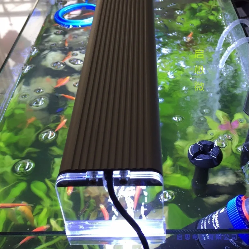 Светодиодная лампа для аквариума aquario с регулируемой яркостью 4 ряда|aquarium lighting for