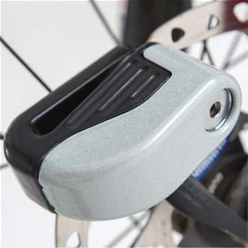 Маленький будильник блокировочный диск тормоза Велосипедные замки дизайн велосипед горного велосипеда Fixed защиты от угона безопасности велосипед, аксессуары для велосипедов Запчасти