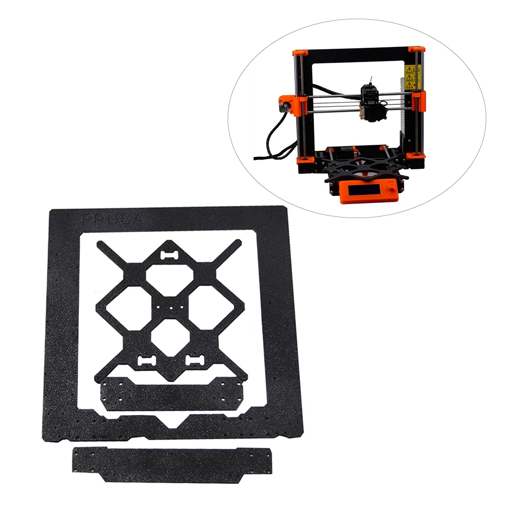 Клонированный Prusa i3 MK3 рамка из алюминиевого сплава+ Y каретка+ передняя с задней пластиной Набор для Prusa i3 части 3d принтера