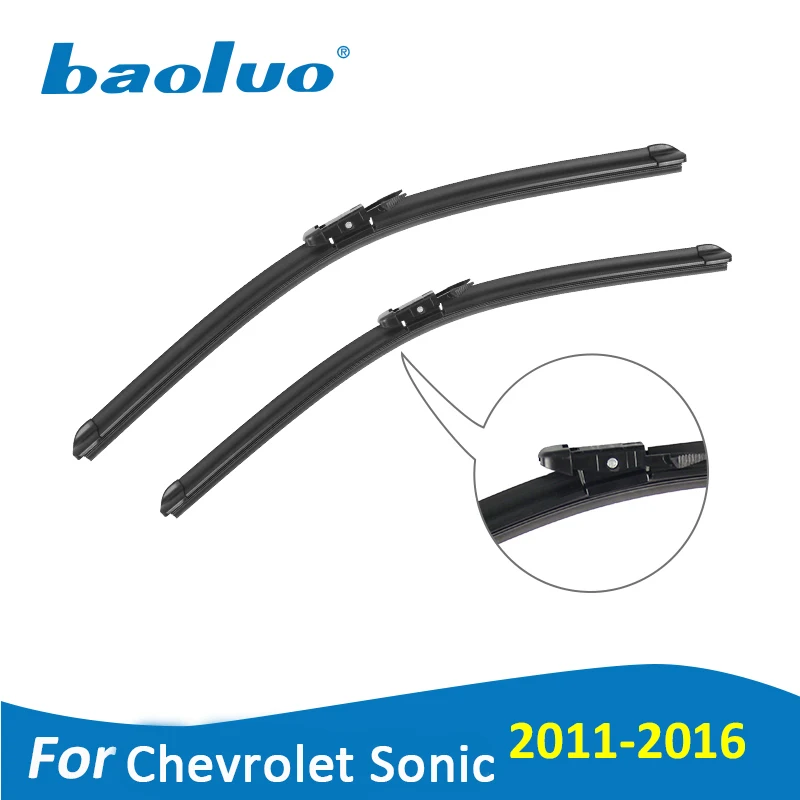 BAOLUO Wiper Blades For Chevrolet Sonic 26"+15" 2011 2012 2013 2014