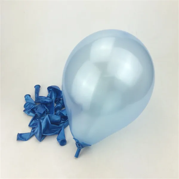 Высокое качество, 10 шт./лот, 10 дюймов, 1,5 г, Серебряный латексный воздушный шар, надувные шары для свадьбы, дня рождения, вечеринки, украшения, поплавок, воздушный шар - Цвет: Light Blue