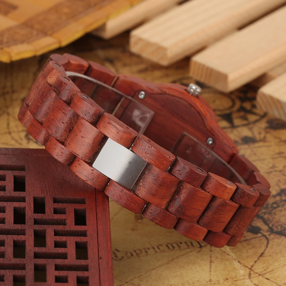 Full Wood Watch Women Mini Chic Dial Quartz Clock Minimalist Wooden Bracelet Wristwatch Creative Hours Gift Lady Watch for Woman 2020 (19)