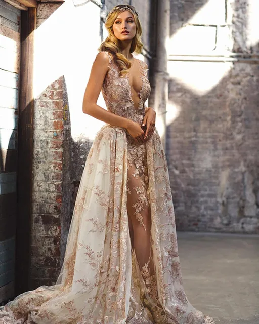 Champagne Wedding Dresses