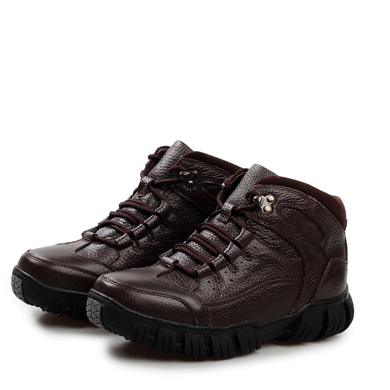 

Super Warm Winter Men Boots Genuine Leather Boots Men Winter Shoes Men Military Fur Boots for Men Shoes Zapatos Hombre XX-465