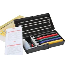 Tragbare Schnelle Festen Winkel Messerschärfer Kit, Öko-lansky Deluxe 5-stone Schärfsystem, 5 Stein Schärfsystem, Extra Grob