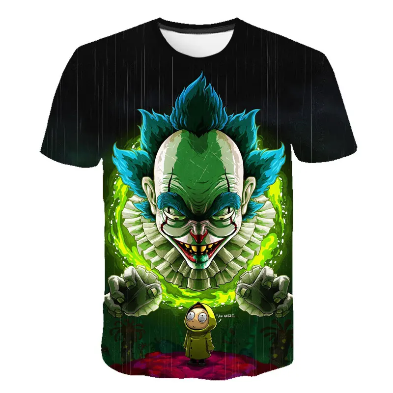 Hip Hop Fashion Brand Clothing Rick and Morty 3D T Shirt Casual Short Sleeve Men's T-Shirts Anime Cool rick y morty Graphic Tees - Цвет: PQ TS6902