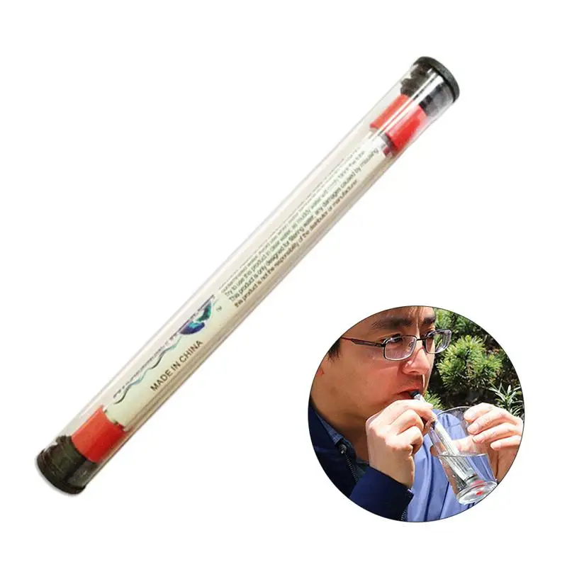Mini Water Filter Straw Emergency Survival Water Filter Straw for