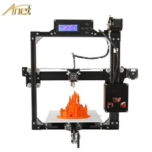 Большой размер Печати Полный металлический Каркас Anet A2 3d Комплект принтера DIY Легко Соберите + Очаг + SD card + инструменты + Бесплатный 10 м нити