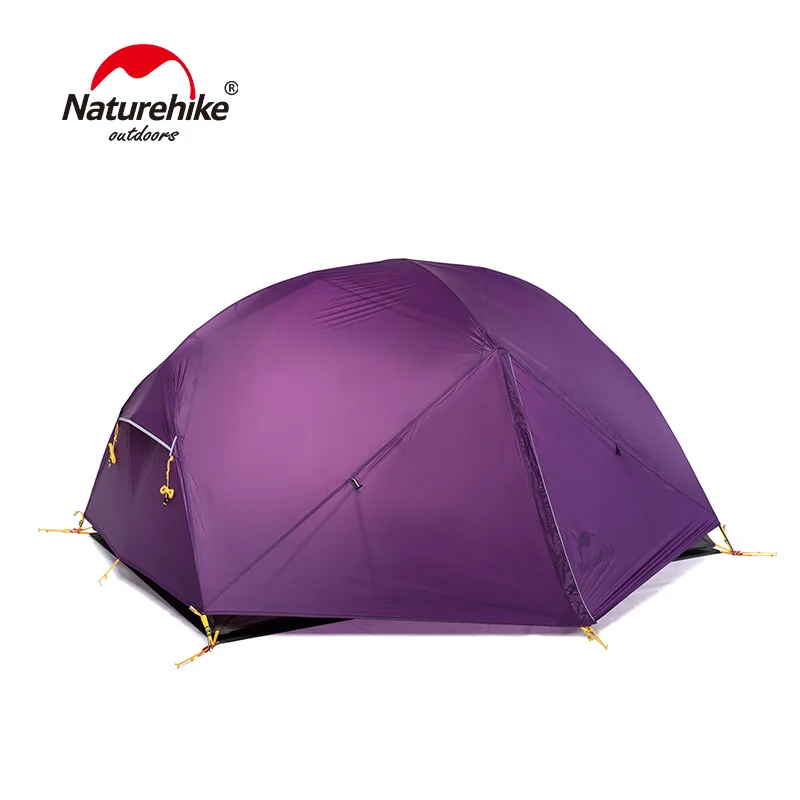 Naturehike 3 Season Mongar Camping Tent 20D Nylon Fabic Double Layer Waterproof Tent for 2 Persons NH17T007-M