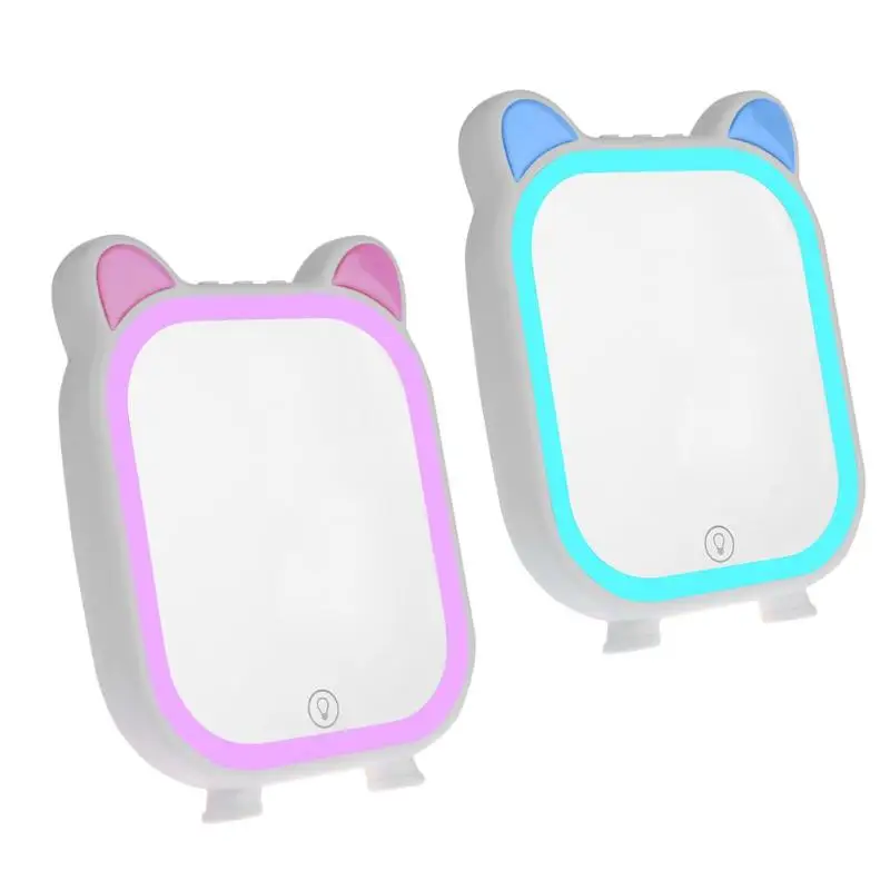 

LED Lamp Makeup Mirror 3 Modes Adjustable Tabletop Cosmetic Mirrors with Smart Music Bluetooth Speaker