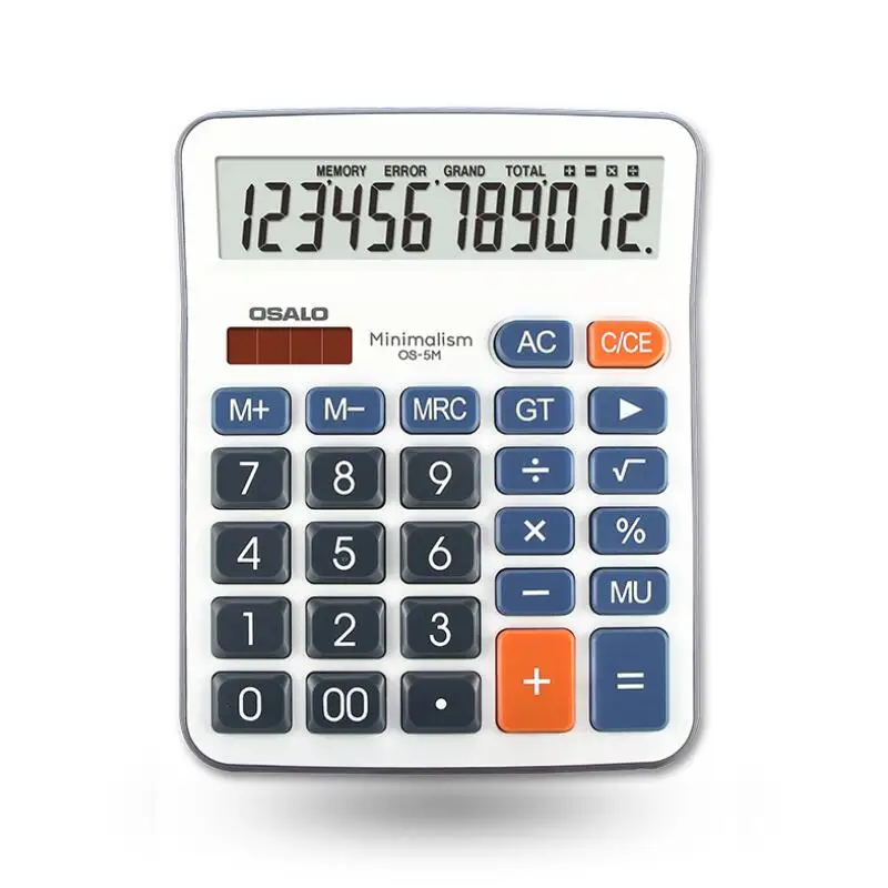 

New 5M desktop office simple calculator calculation profit and loss of 12 computers calculators