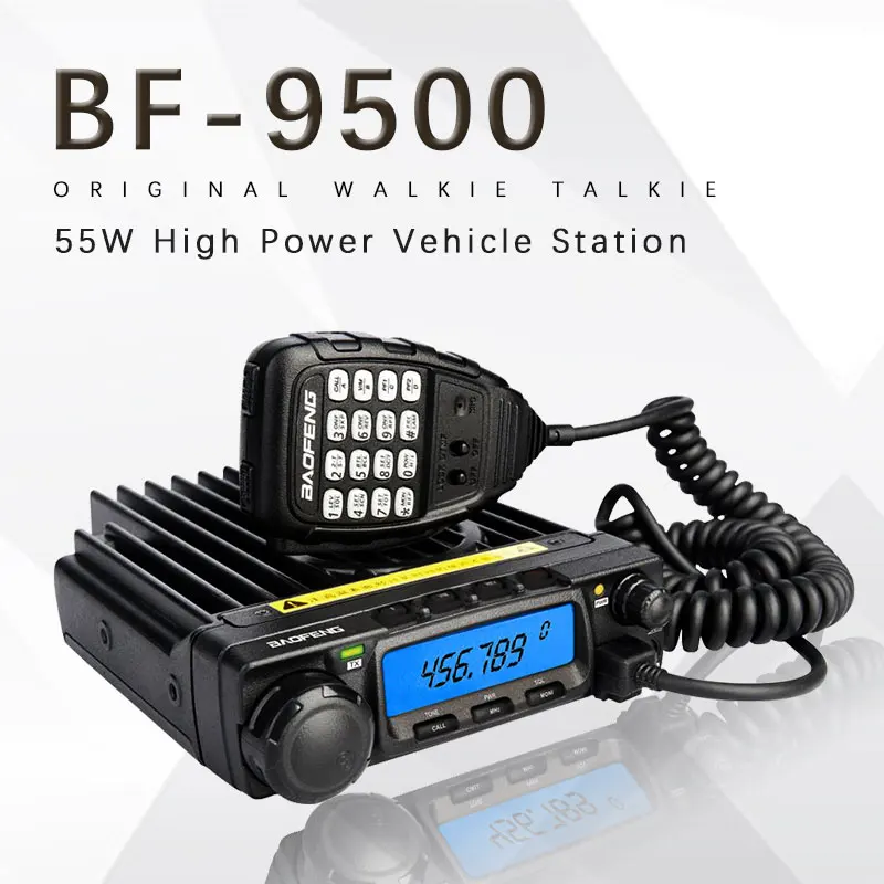 

Baofeng BF-9500 Radio Transceiver UHF 400-470MHz 200CH CTCSS/DCS/DTMF Transceiver 50W/25W/10W Car Mobile Vehicle Radio Station
