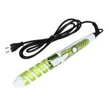 Beauty Girl Professional Hair Salon Spiral Ceramic Curling Iron Hair Curler DIY Aug 18