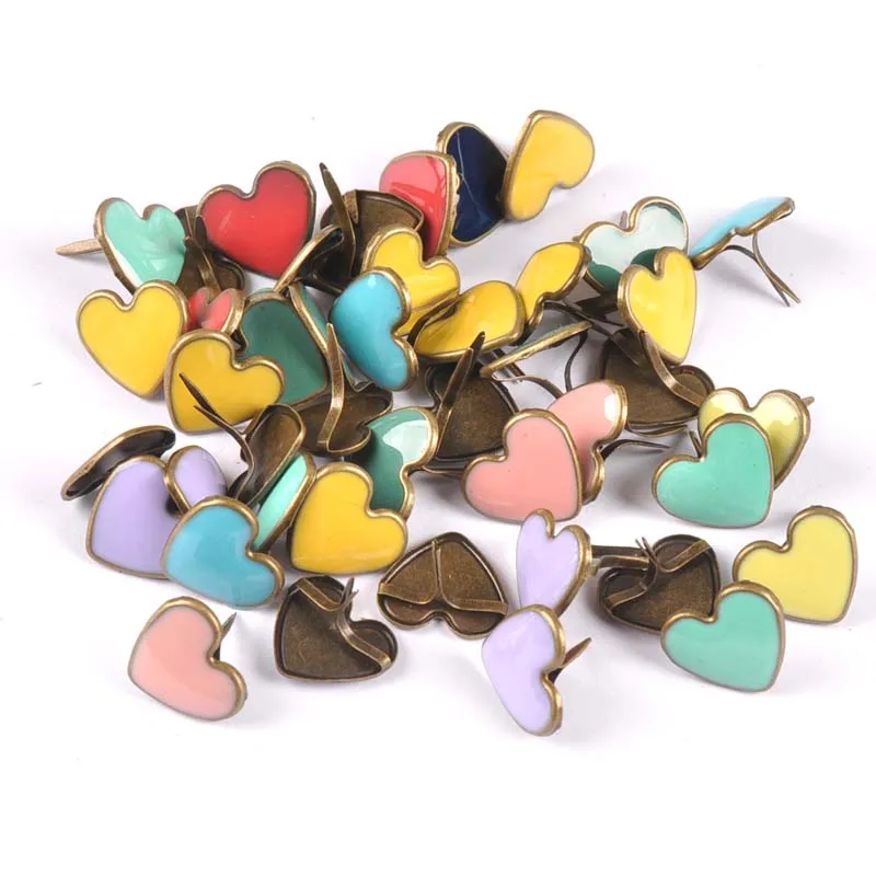 Wooden Heart Buttons 12x12mm Pack Of 12