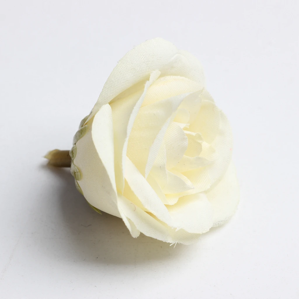 New Hot Sale 10pcs Decorative Artificial Silk Rose Flower Head for Wedding Party Home Decor Photo Albums DIY Hats Clothes Favors