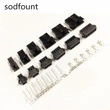 100 компл./лот разъемы SM 2/3/4/5/6/8/9/10/11/12Pin шаг 2,54 мм мужского и женского пола Корпус терминалы SM-3P SM-3R JST SM2.54