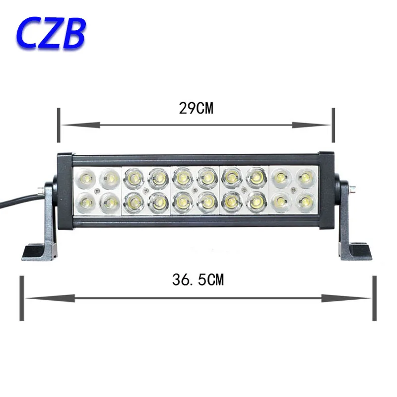 

New Arrive 10-30DC 60W high intensity LEDS Work Light 6000K 4200LM 14.5 inch 60 degree Alu firm bracket fast shipping