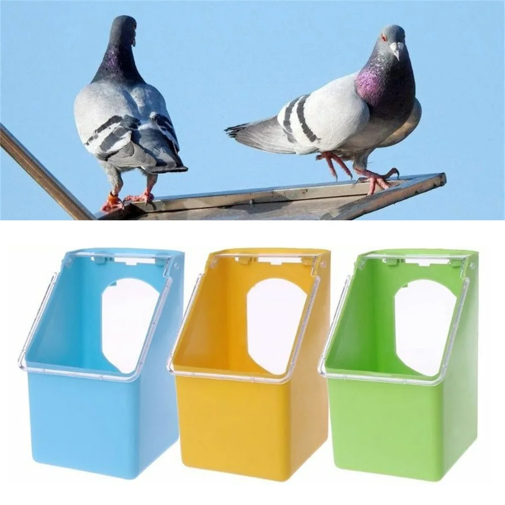 Птица голубей пластиковый кормушка для воды попугай подвесной поилка горшок клетка для птиц диспенсер контейнер для еды буджи Cockatiel поставки