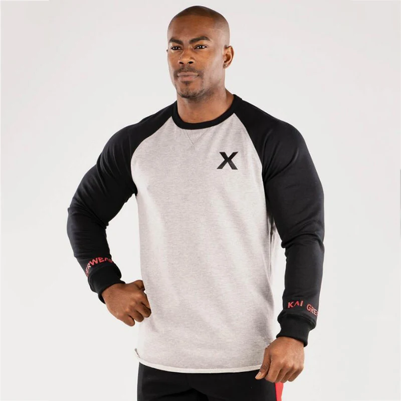 Sport Shirt Men Long Sleeve Running Gym Joggers t shirt (7)
