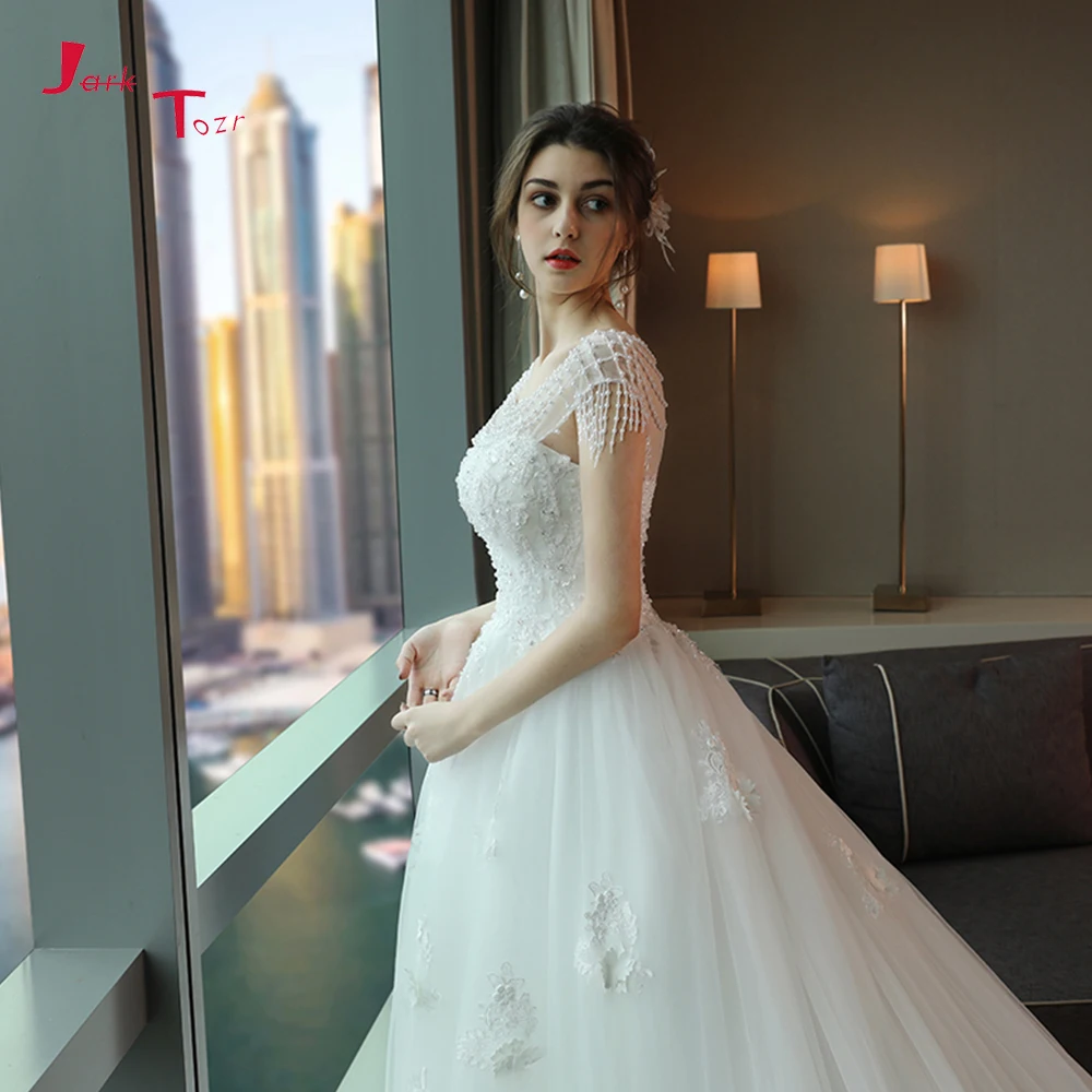 Robe De Mariee/Новое поступление 2019 года свадебное кружевное китайское платье