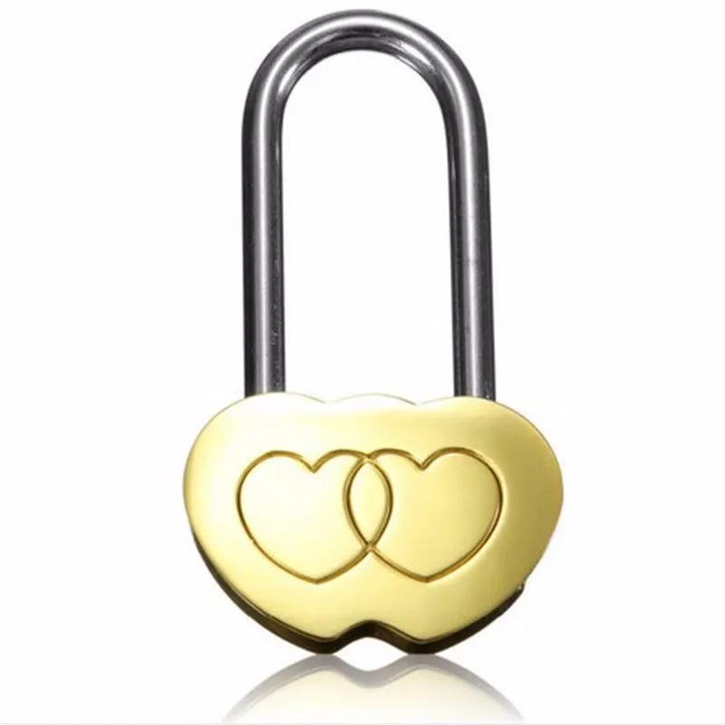 Hot Koop Hangslot Liefde Lock Gegraveerde Dubbele Hart Valentines Anniversary Dag Geschenken Paar Kerstcadeau Zonder Sleutel Padlock Love Love Locklock Love Aliexpress
