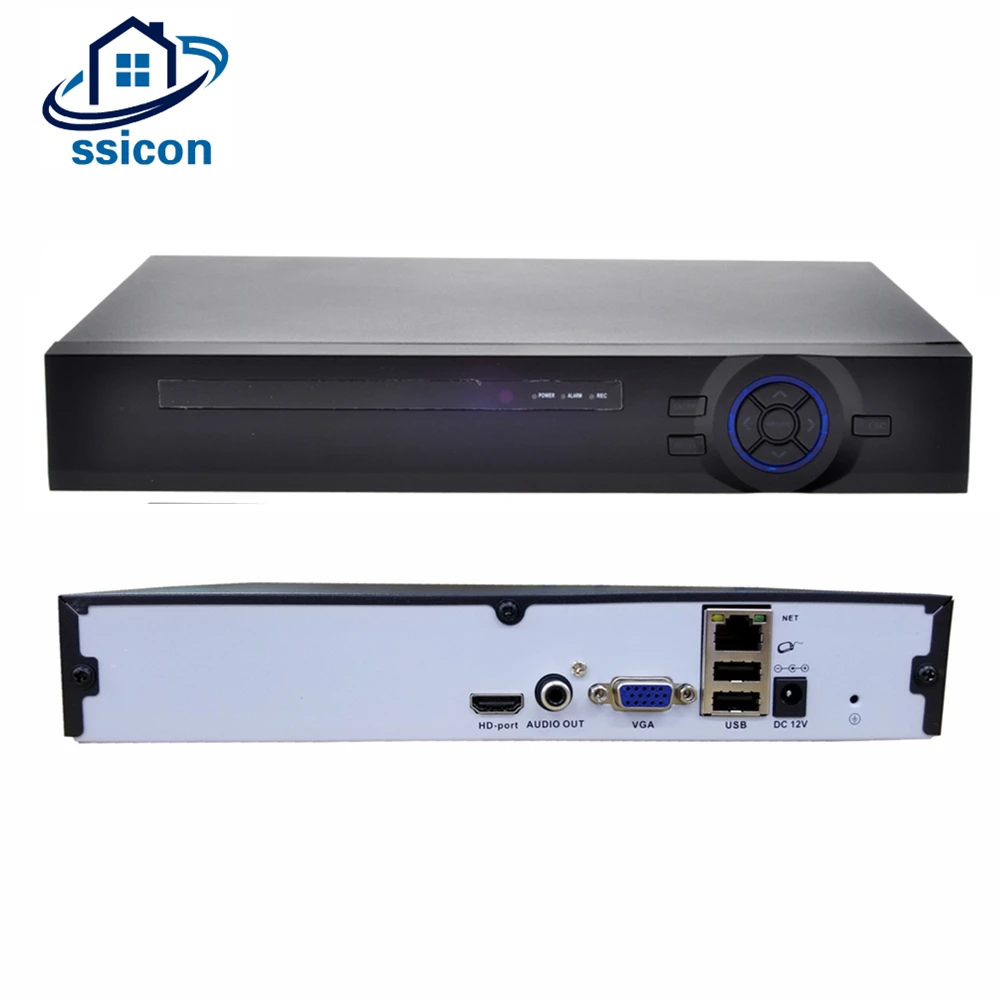 

SSICON 8CH*4MP/4CH*5MP Motion Detect H.265 4K NVR 4Megapixel Network Camera Video Recorder XMEYE APP ONVIF P2P HDMI VGA CCTV NVR