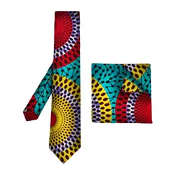 2019 Африканский принт галстук для мужчин Богемия Африканский % 100 хлопчатобумажная ткань с принтом подарки для мужчин Африканский