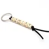 Custom Key Ring Personalised Keyring Keychain Name Wood Xmas Gift Bagpack Tag Favour Gift Letter Handmade ► Photo 3/6