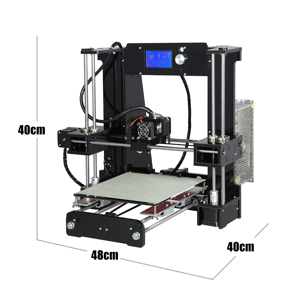 3д принтер Легко собрать Анет A6 Анет A8 3D-принтеры Наборы RepRap i3 комплект DIY Наборы 3D печатная машина с SD Card+ нити+ Инструменты 3d принтер