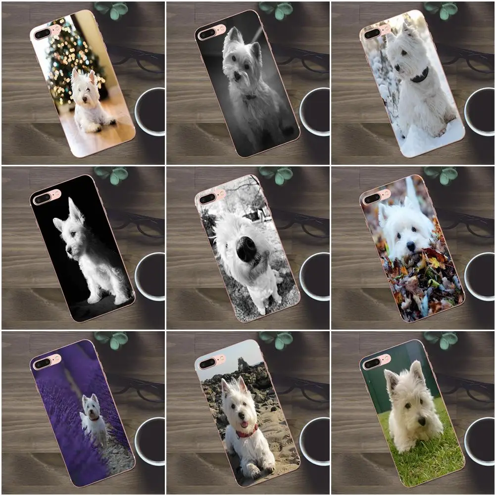Щенок Bixedx West Highland Terrier Westie Dog Для Huawei G8 Honor 5C 5X 6 6X 7 8 9 Y5II Mate P7 P8 P9 P10 P20 Lite Plus 2017 |