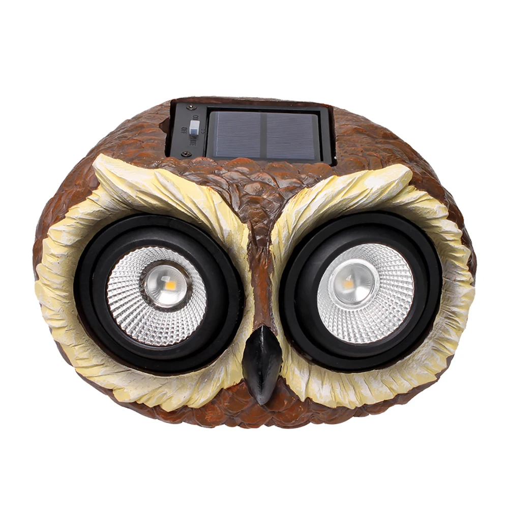 

Easy Install Night Energy Saving Landscape Garden Solar Powered Led Patio Hanging Owl Shape Decoration Outdoor Pathway Lawn Lamp